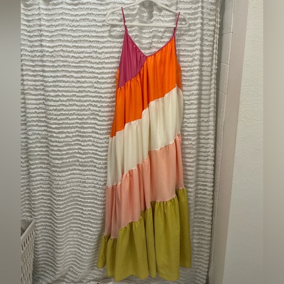 vestique Dresses & Skirts - Colorful Striped Maxi Dress